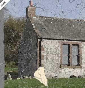 Preview of the cracked wall painting action by panosfx
