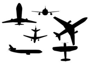 Airplane brushes preview