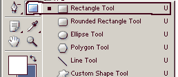 Photoshop rectangle tool