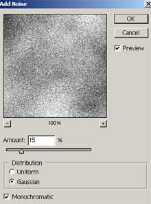 grunge text photoshop tutorial noise settings