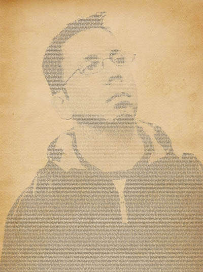 Text montage photoshop tutorial final result