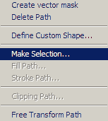 Make selection