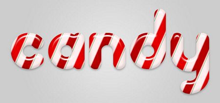candy text effect preview