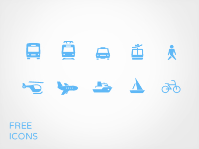 transportation icons